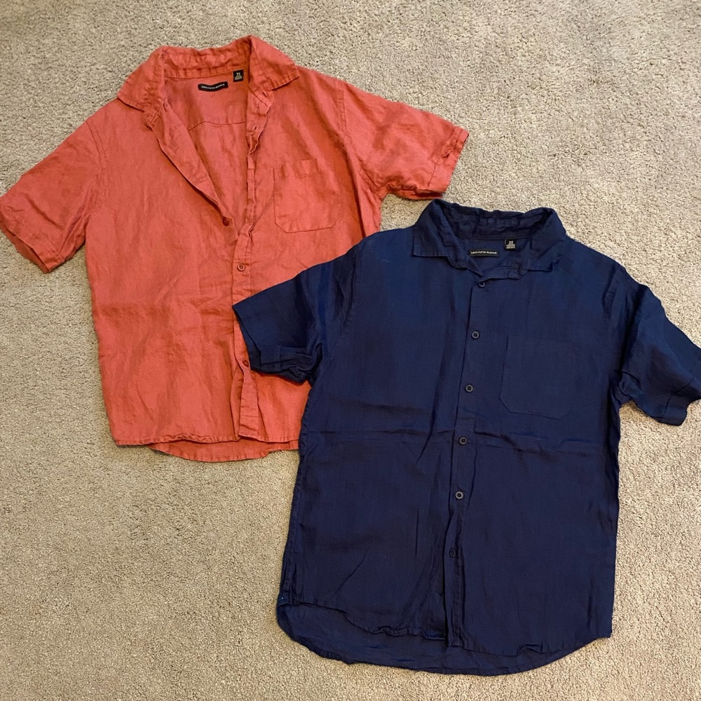 2 Saks 5th Avenue Button Downs